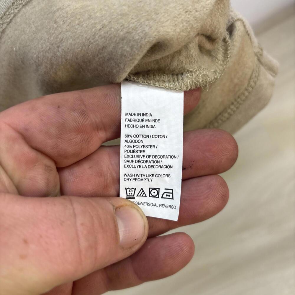G.H. Bass & Co. Men's Quarter-Zip Fleece Pullover-Sz: XL- Clr: Taupe - Picture 4 of 6